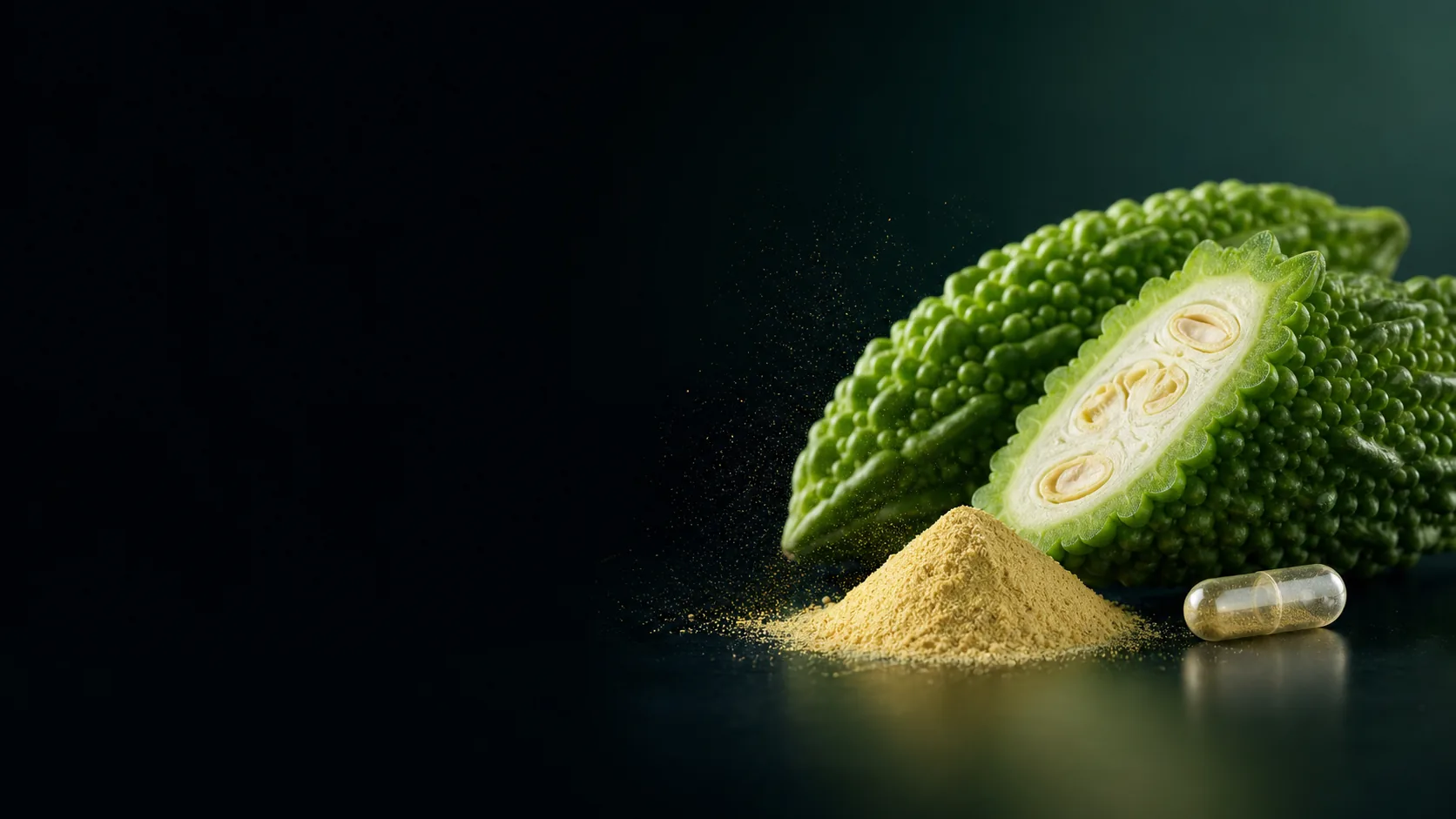 Bitter melon · peptide powder · capsule